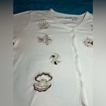 Blair Vintage Beachy Embroidered Button Up Top Medium Photo 12