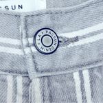 PacSun Gray Double Stripe Straight Leg Jeans High Waist Crop Ankle 29 Photo 7