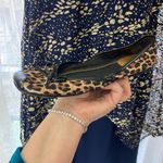 Sam & Libby Animal Print Flats with Bow open toe Ssm Libby 6 1/2 Photo 2
