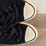 Steve Madden Shaft Black Faux Fur High Top Sneakers Women’s Size 9 Zipper Photo 9