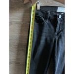 Frame  Denim Women's Le Skinny de Jeanne Black Distressed Jeans size 26 Photo 8