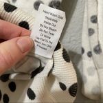 CAbi White & Grey Polka Dot 3/4 Sleeve Cardigan Sweater Womens S Casual Preppy Photo 7