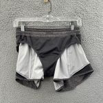 Lululemon  Hotty Hot Shorts Low Rise 4" Heather Lux Multi Black Athletic Women 6 Photo 2