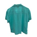 Erin London Turquoise Women’s Short Sleeve Casual Blouse SKU 635 Photo 2