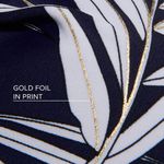 Maxine of Hollywood Gold Leaf Two Tiered Ruffle Tankini Swim Top Plus Size 16 Photo 12