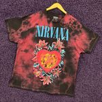 Nirvana The Heart Shaped Box In Utero Grunge Band Tie Dye 1X Photo 2