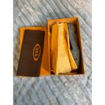 Tod's Bowed Eye Moc Suede Loafer Flats Pale Blue Women's Size 37.5 Photo 6