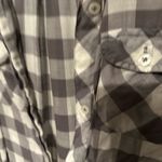American Eagle  Outfitters Gray Plaid Shirt Photo 3