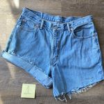Levi's High Rise Raw Hem Cutoff Shorts Photo 0