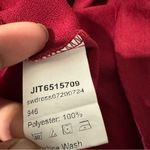 SheIn Women Burgundy Short Sleeves Pull On Relaxed Dress Size M Photo 11