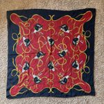 Jones New York  Equestrian Horse Derby Riding Helmet‎ Old Money Silk Square Scarf Photo 0