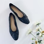 Loeffler Randall Landry Black Woven Ballet Flat Black Photo 5