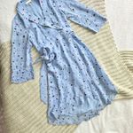 Ganni Dainty Georgette Vneck Wrap Dress Photo 2