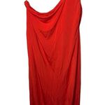 Atlein Cut Out Sleeveless Orange Maxi Long Dress side Split sz XL Photo 3