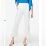 J.Crew Factory White Linen Kelsey Pants Photo 2