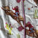  PJ Salvage Playful Prints Western PJ TOP ONLY Small NWT Photo 3