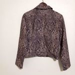 Star City STAR C.C.C. L 80s Vintage Snakeskin Print Waist Jacket Photo 1