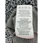 Billy T Leopard Print Hoodie Women's XS Gray Black Animal Print Ruffle‎ Pullover Photo 6