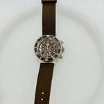 Gossip NWOT  Women’s Large Face 40mm Case Brown Canvas 20mm Band Photo 9