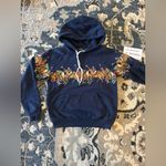 POLO Ralph Lauren Equestrian Horse Riding Womens Hoodie Sportsman Stadium Blue Photo 1