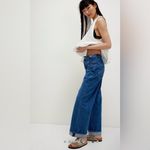 Free People NWT  Palmer Wide Leg Cuffed Jean Photo 6