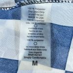 LuLaRoe Womens Lindsay Blue Cream Checkered Lightweight Sheer Kimono - Size M Photo 7