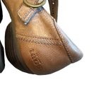 Taos Esteem Mary Jane Shoes Light Brown Strap Leather Perforated Size 7 Women's Photo 5