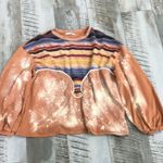 ZARA  Bleach splatted western look sweatshirt Photo 0