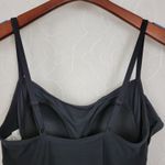 Aqua Green Womens One Piece Swimsuit Medium Black Ruffled Photo 5