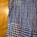 Talbots  Geometric Abstract All-Over Print 100% Modal Lightweight Blue White NWT Photo 10