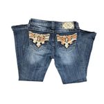 Miss Me  Bootcut Jeans Applique Western Flap Pockets 29 Photo 1