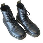 Dr. Martens  Luana Smooth Leather Lace Up Combat Boots Women's 6 Black Photo 2