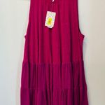 Free People NWT  JUNGLE FLOWER Right On Time Flared TUNIC TOP SIZE SMALL Photo 3