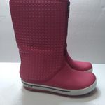 Crocs women's pink winter boots Photo 2