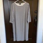 J.Jill NWOT Wearever Houndstooth
Popover Dress Black White Size 1X Photo 1