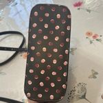 Kate Spade Black Crossbody Bag Payton dome with Pink purple Polka Dots Photo 6