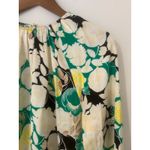Rodebjer Solomiya Floral Puff Long Sleeve Top Spring Green Career $290 XS EUC Photo 2