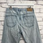 PacSun  Slim Taper Jeans Light Wash Raw Hem Distressed Mid Rise Women’s 30X30 Y2K Photo 8