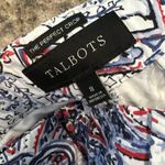 Talbots Red And Blue The Perfect Crop Size 8 Photo 3