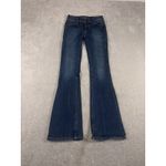 kimes ranch chloe jeans 000/32dark Wash Low Rise Boot Cut Flare Blue Size undefined Photo 1