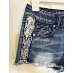 American Eagle  Shortie Shorts Size 4 Crochet Festival Vacation Summer Photo 2