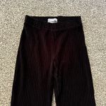 Urban Outfitters black velvet corduroy flare pants size XS Photo 2