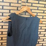 Theory  Easy V Shadow Jacquard Sleeveless Shift Dress Size‎ 6 Photo 4