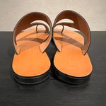 Kenneth Cole  Women’s Black Palm Toe Slip On Leather Thong Sandals Shoes 10 Photo 5