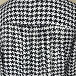 H&M Women's Houndstooth Long Sleeve Collared Button Down Blouse Top Small Photo 3