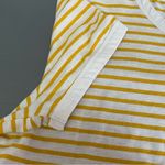 Old Navy  Free Thinker Yellow Striped T-Shirt Sz XXL Photo 5