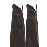 PRIVATE POLICY Corduroy Leg Warmers in Grey X Photo 0