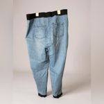 Diane Gilman Relaxed Blue and Black Jeans with Elastic Waist Photo 1