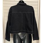 San Francisco City Lights Black Jacket Pockets‎ Long Sleeve Size M Button Up Size M Photo 3