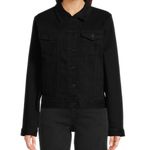 Time and‎ Tru Black Denim Jacket Women's Size Small Photo 3